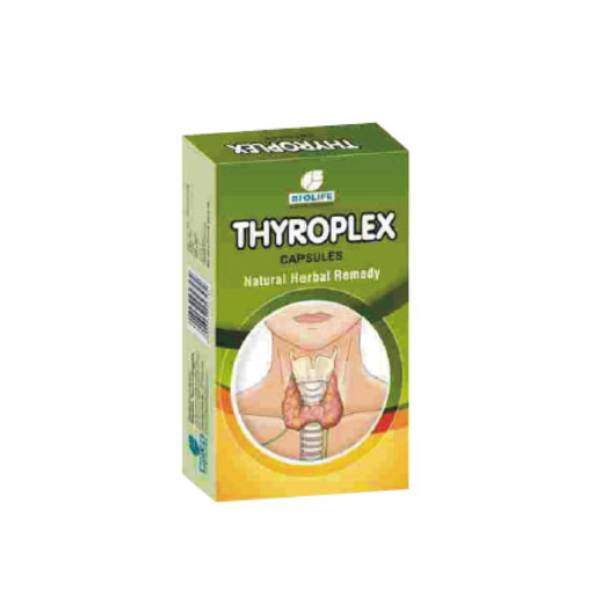 BioLife Herbals Herbal THYROPLEX Capsules 30 Cap-Pack of 1